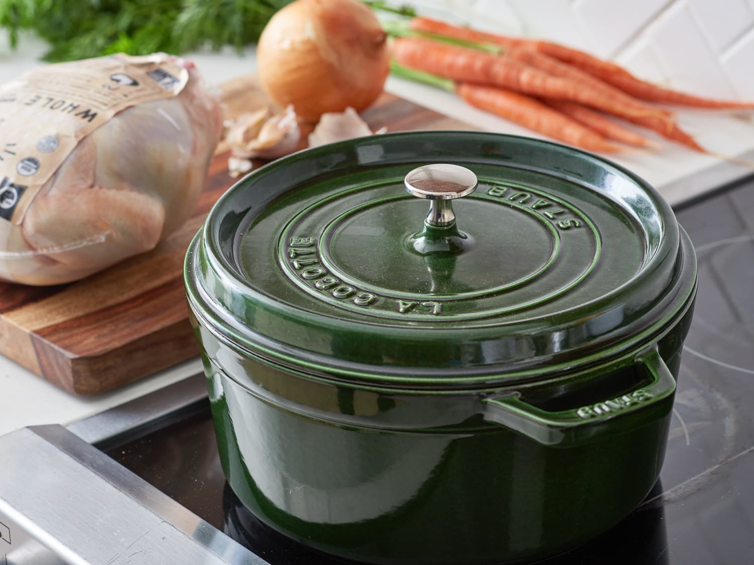 Le creuset dutch oven on induction cooktop outlet