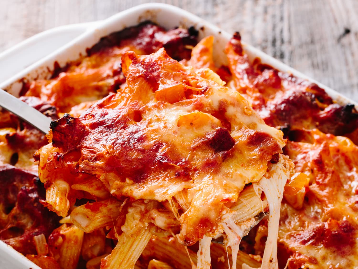 Baked ziti with italian outlet sausage