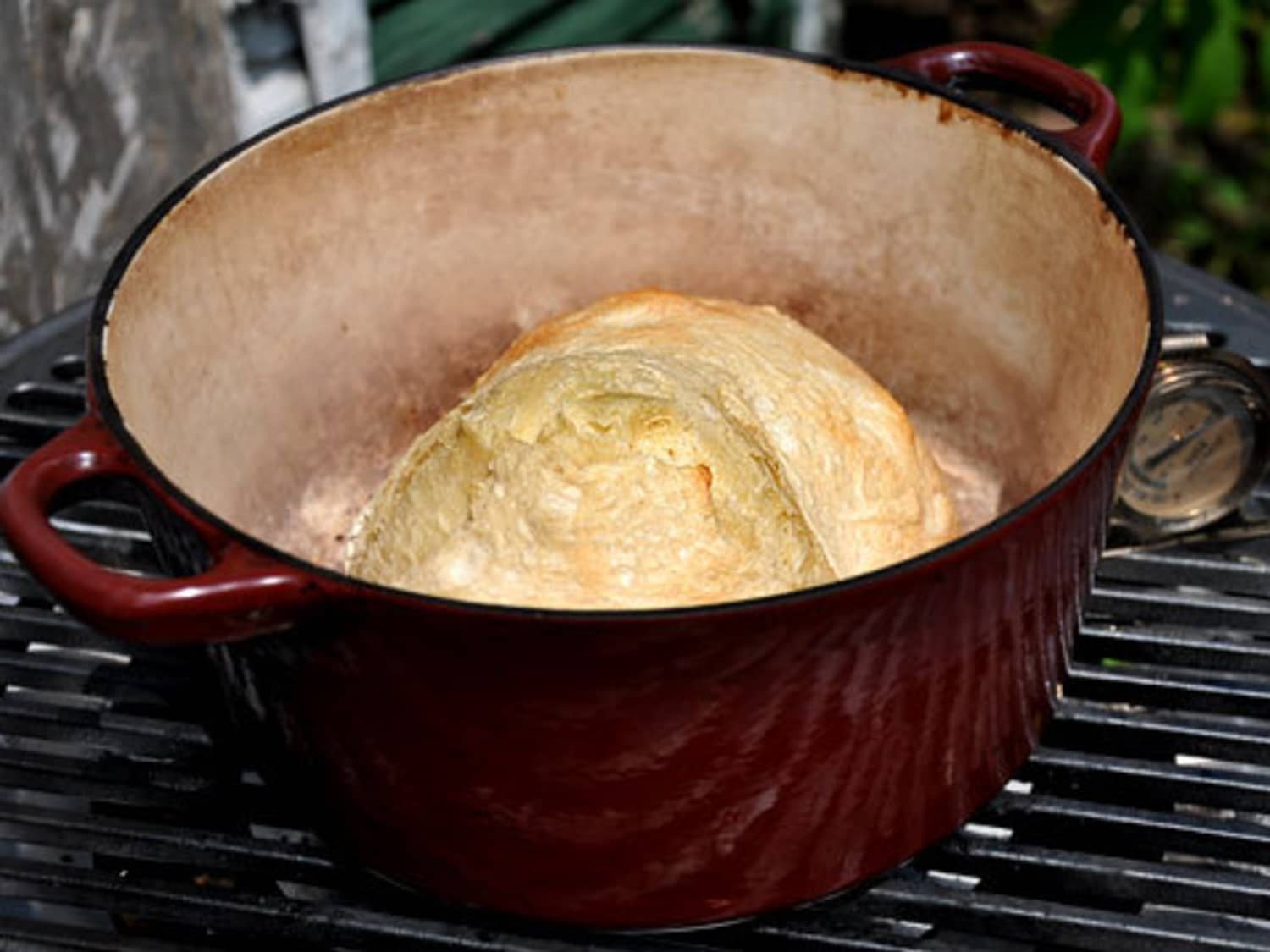 Baking bread on a grill hot sale