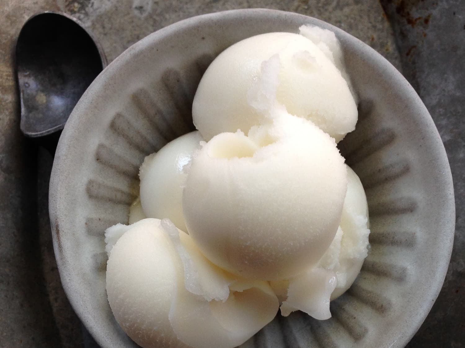 Lemon sorbet ice cream maker sales