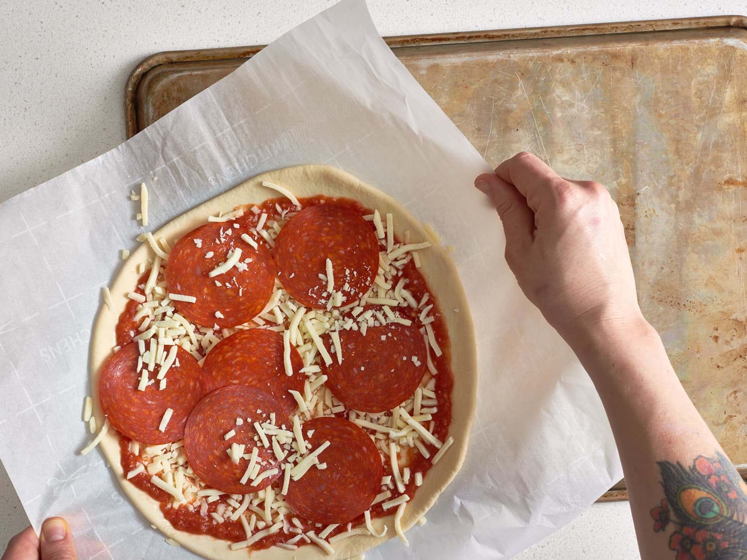 Inverted baking sheet new arrivals