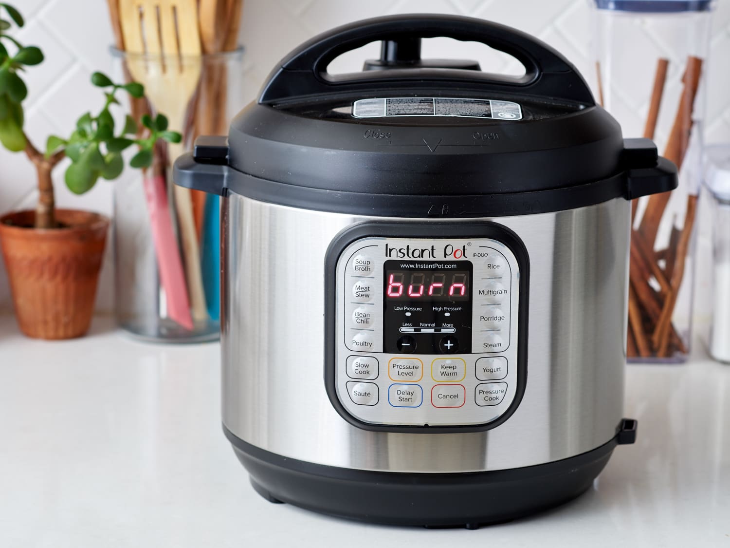What does it mean hot sale when pressure cooker says burn