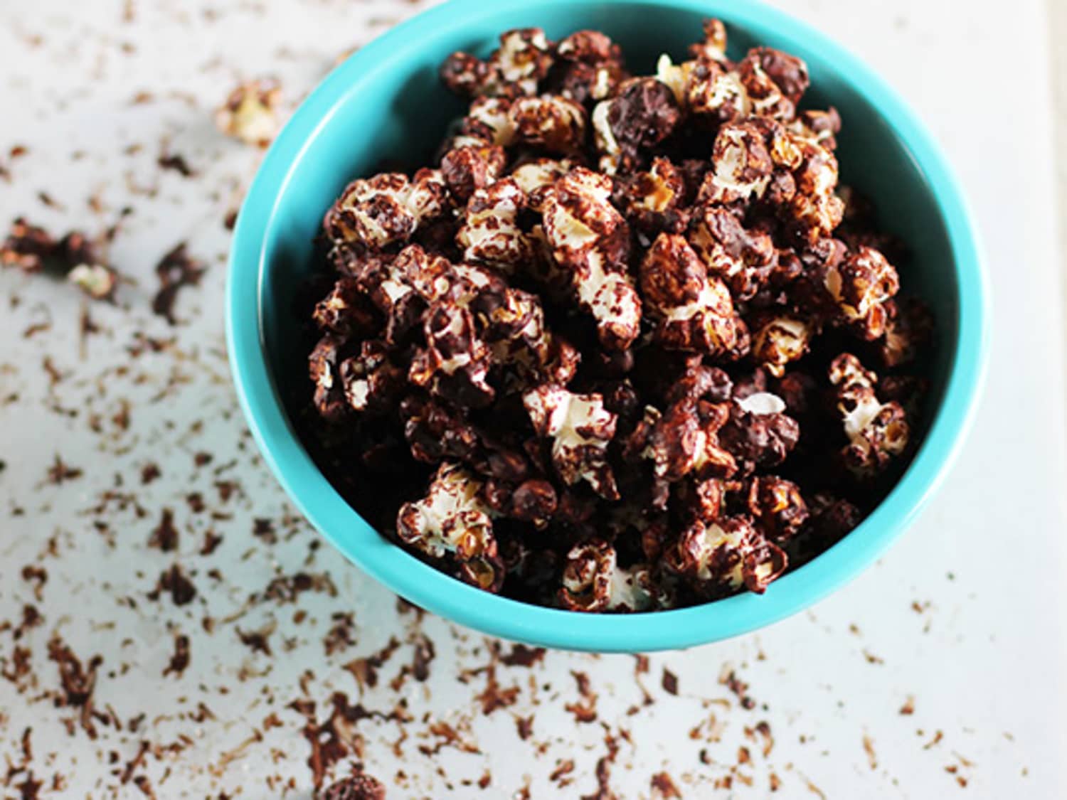 Recipe Salted Dark Chocolate Popcorn