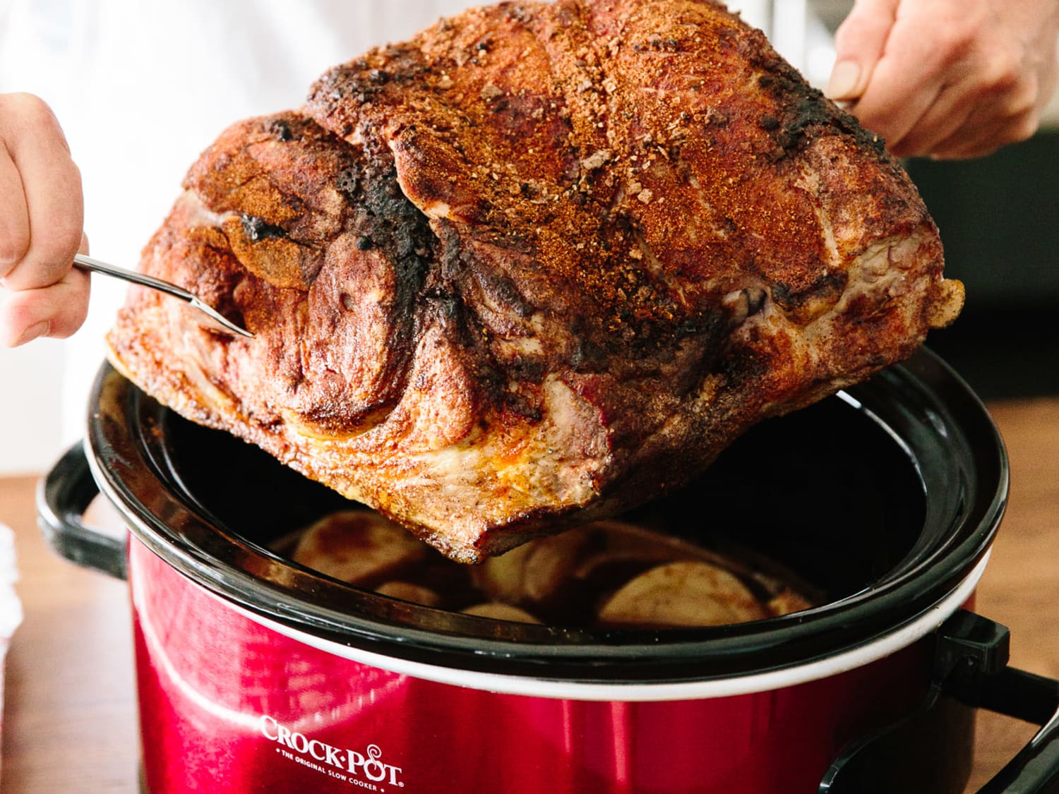 Cooking boston butt in crock pot outlet