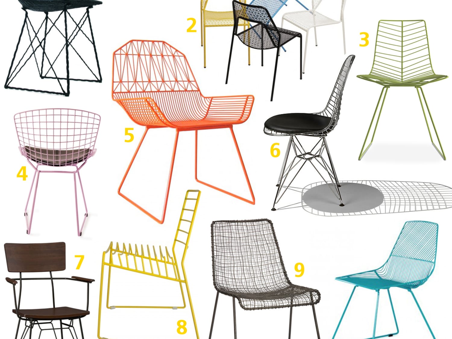 Mesh dining chairs sales