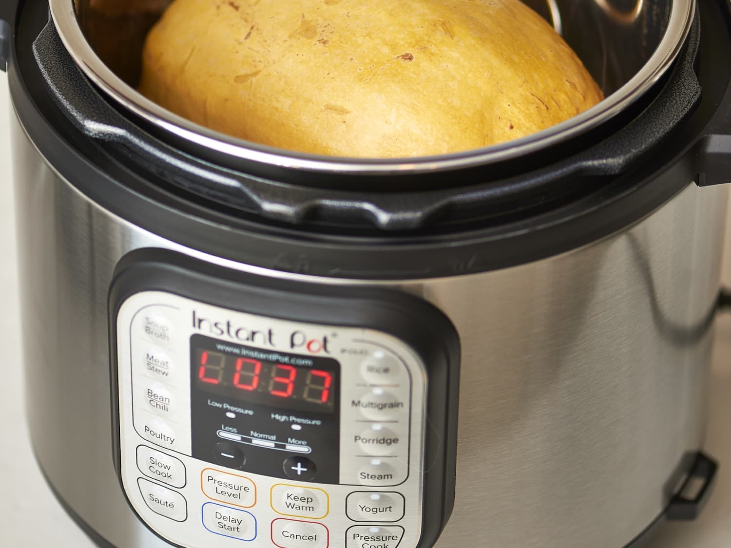 Spaghetti squash cook time instant pot 2025