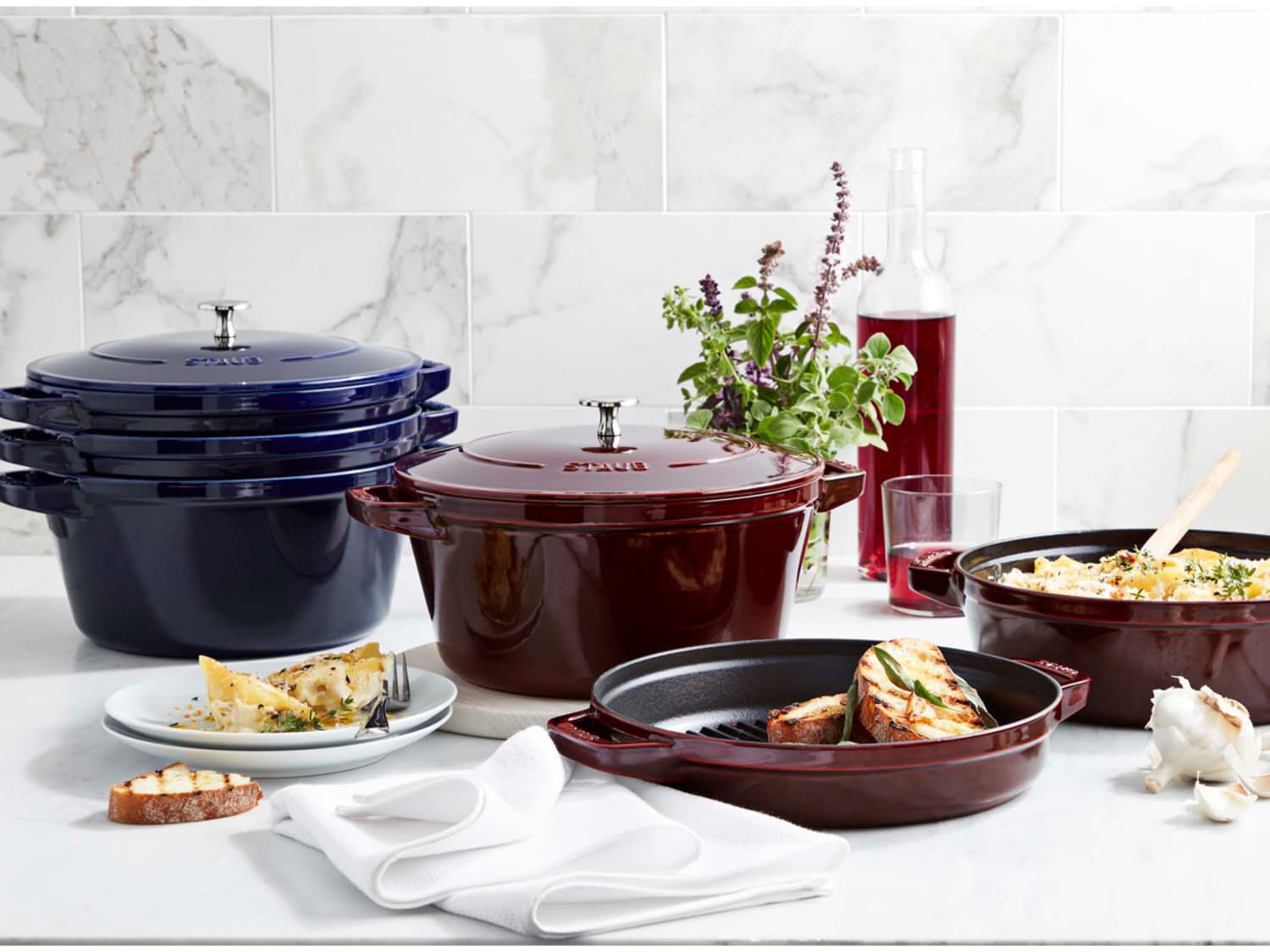 Staub New Stackable Cookware Collection at Williams Sonoma | The