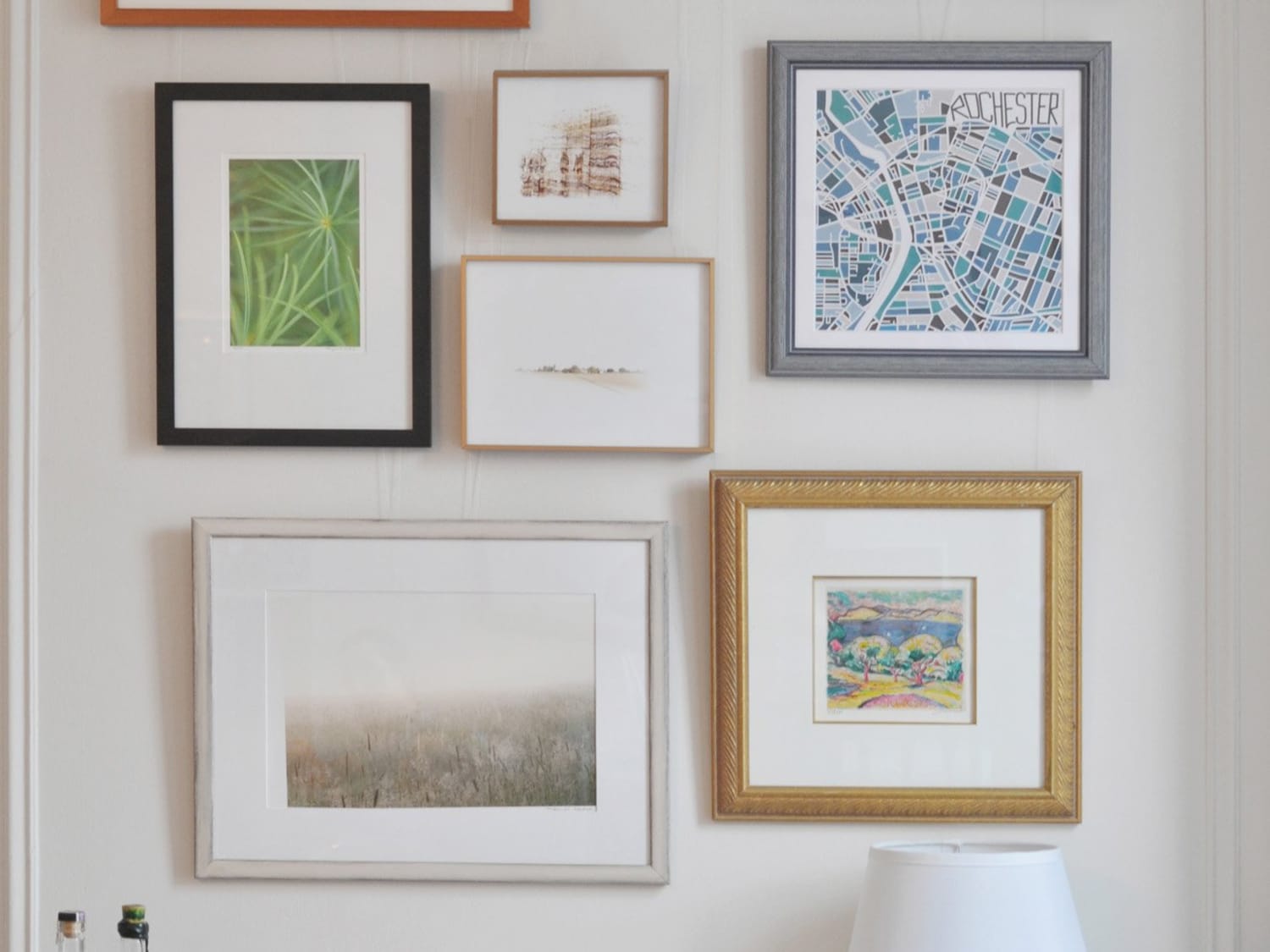 Make a Big Impact with Small-Scale Art: Gallery Frames with Oversized Mats