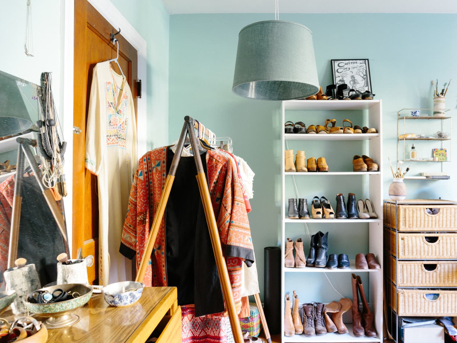 Elevated Bamboo Boot Rack & Shoe Organizer