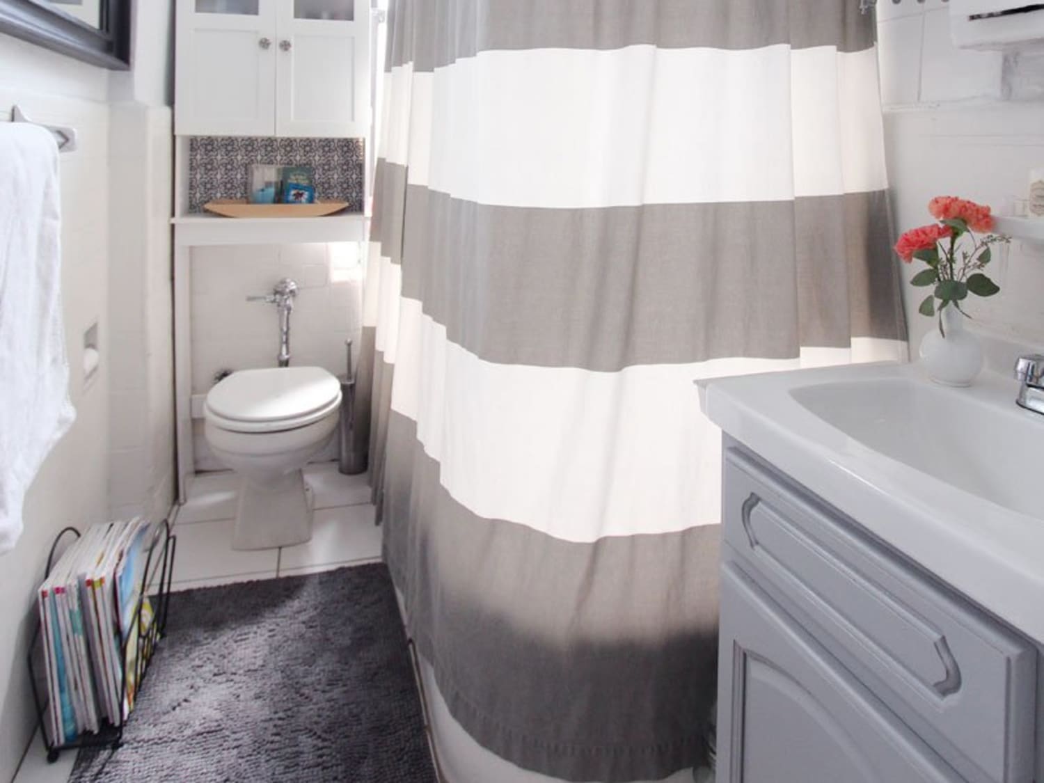 8 Bathroom Bettering Ideas You Can Do When You Can T Renovate Your Rental Apartment Therapy