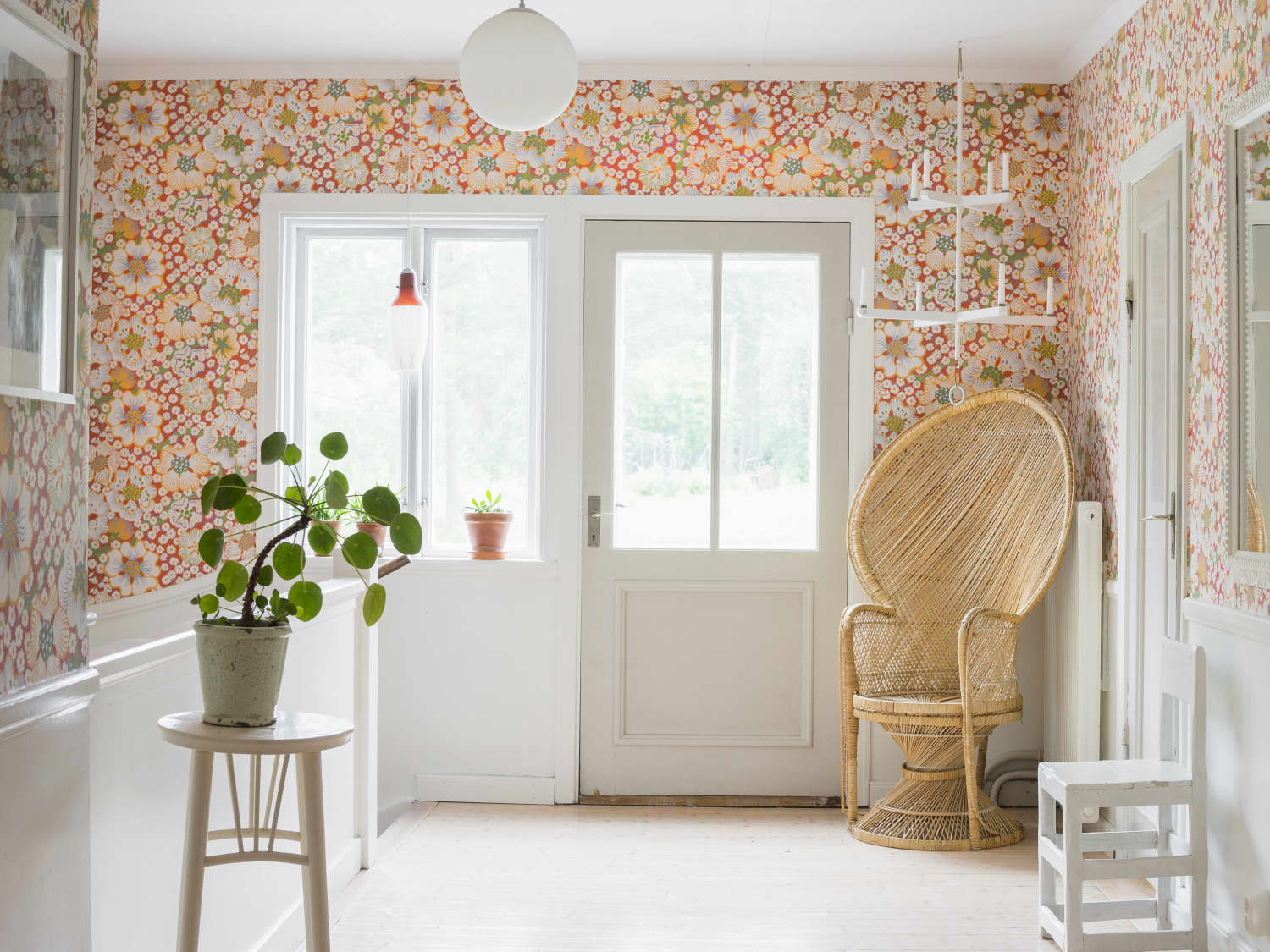 How To Paint Over Wallpaper Apartment Therapy
