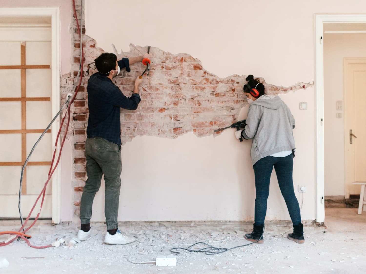 Knocking wall down new arrivals