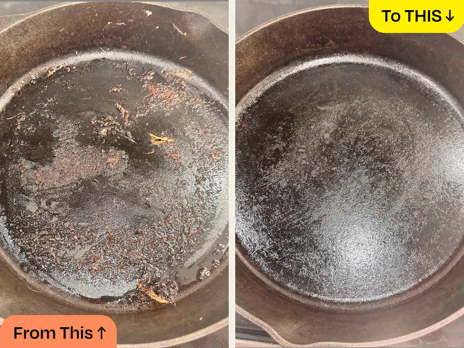 Vinegar How To Clean Cast Iron Stove Grates With Baking Soda The