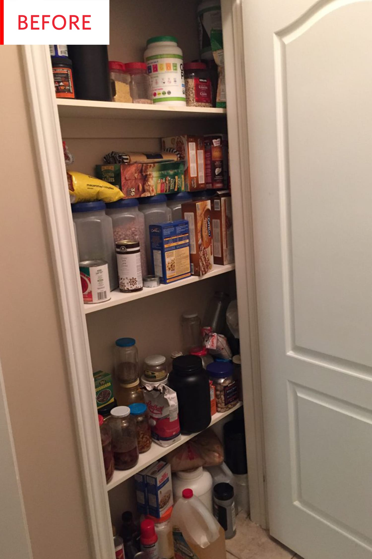 Before and After: This Pantry Got Totally Made Over with Cheap Supplies from IKEA and a Dollar Store