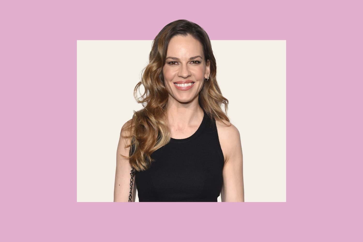 Hilary Swank Designed Her Living Room to Perfectly Frame the Mountain Outside Her Window