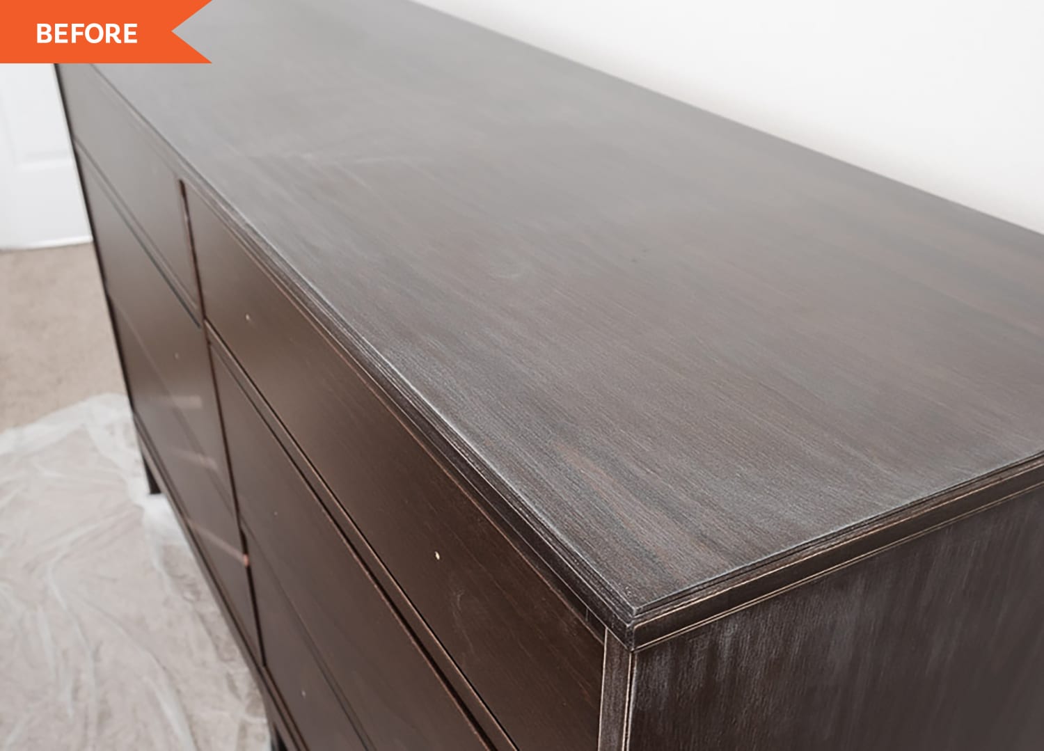 Before and After: An Easy $100 Hack Gives This Plain IKEA Dresser a Timeless, Sophisticated Look for Less