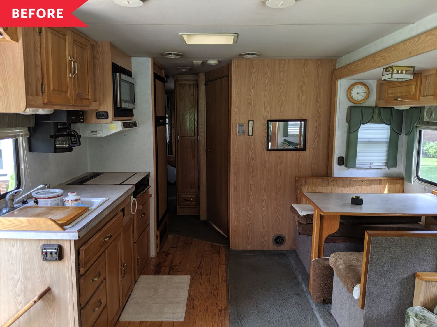 Before & After: An Outdated RV Gets a Gorgeous Update Thanks to Some Paint and Sharpie Markers