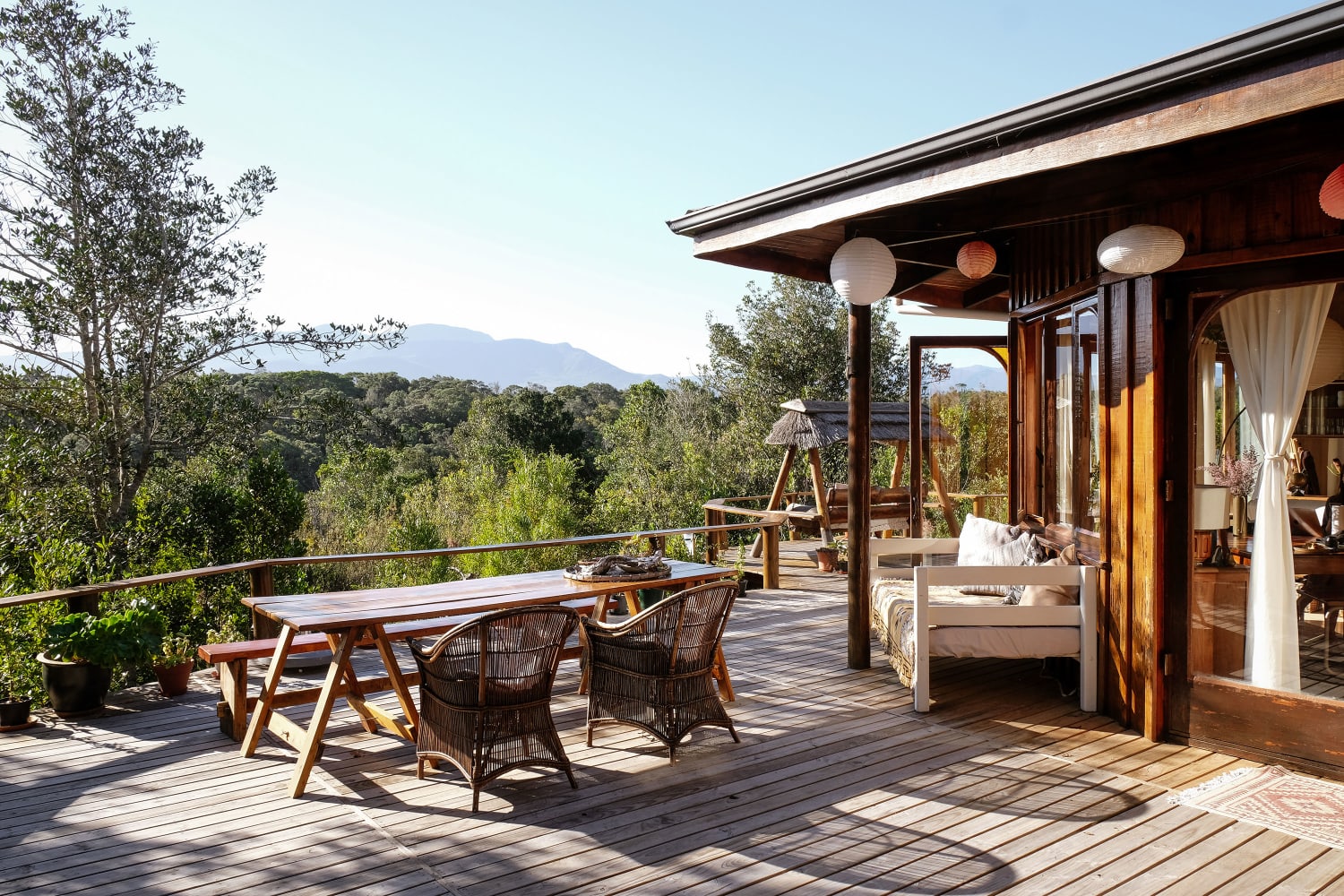 West Elm Is Selling a Trendy Patio Solution That’ll Make You Ditch Your String Lights for Good