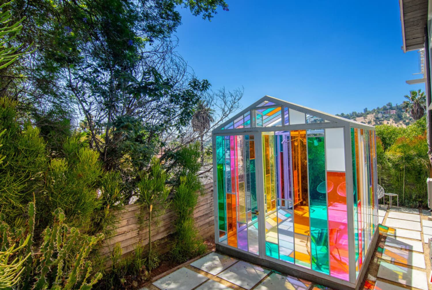Feast Your Eyes on This Sunny Single-Family for Sale in Los Angeles — That Comes with a “Chromacabana”
