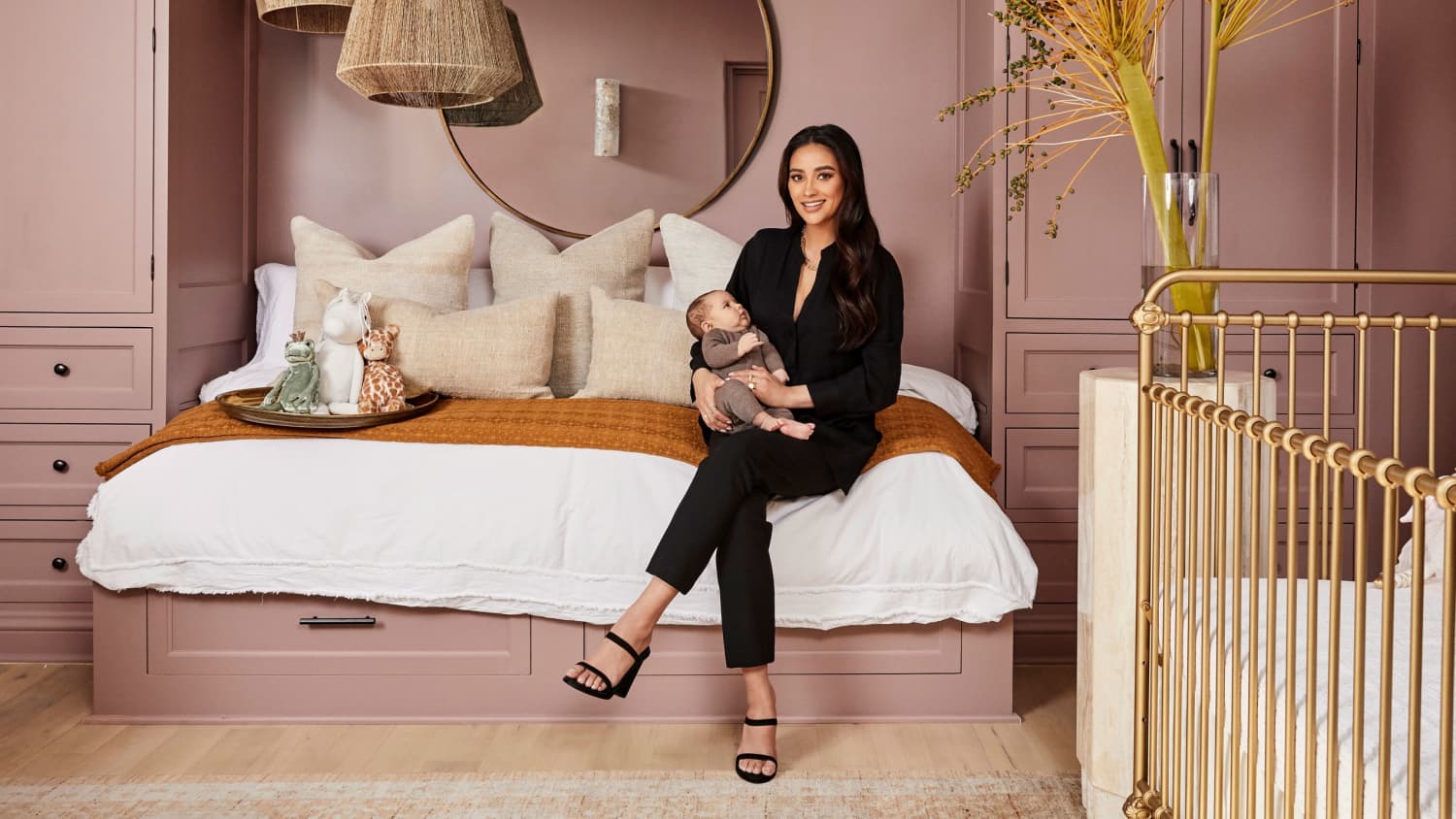 rose gold nursery