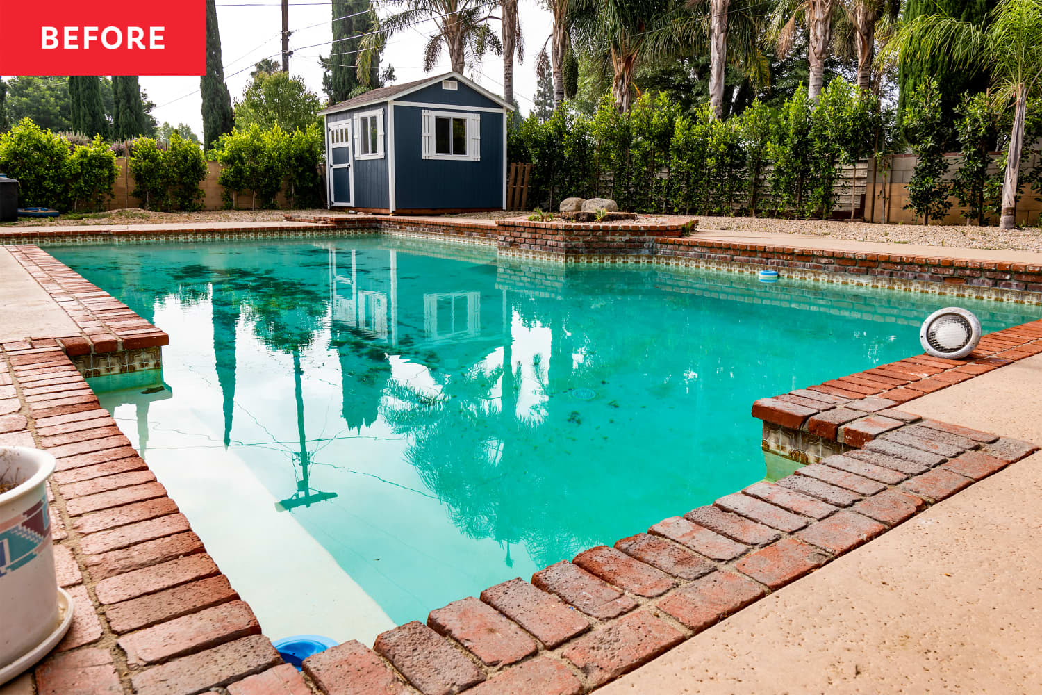 Before and After: Terry Crews Transforms a Worn-Down Backyard and Pool Into a Fitness-Forward Outdoor Oasis