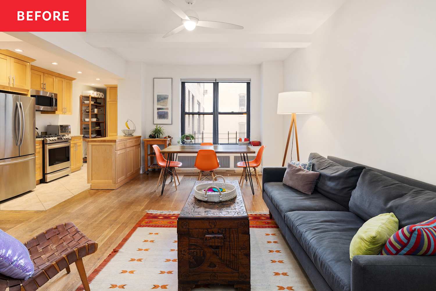 See How a Stager Transformed This “Dated” NYC Co-Op Apartment