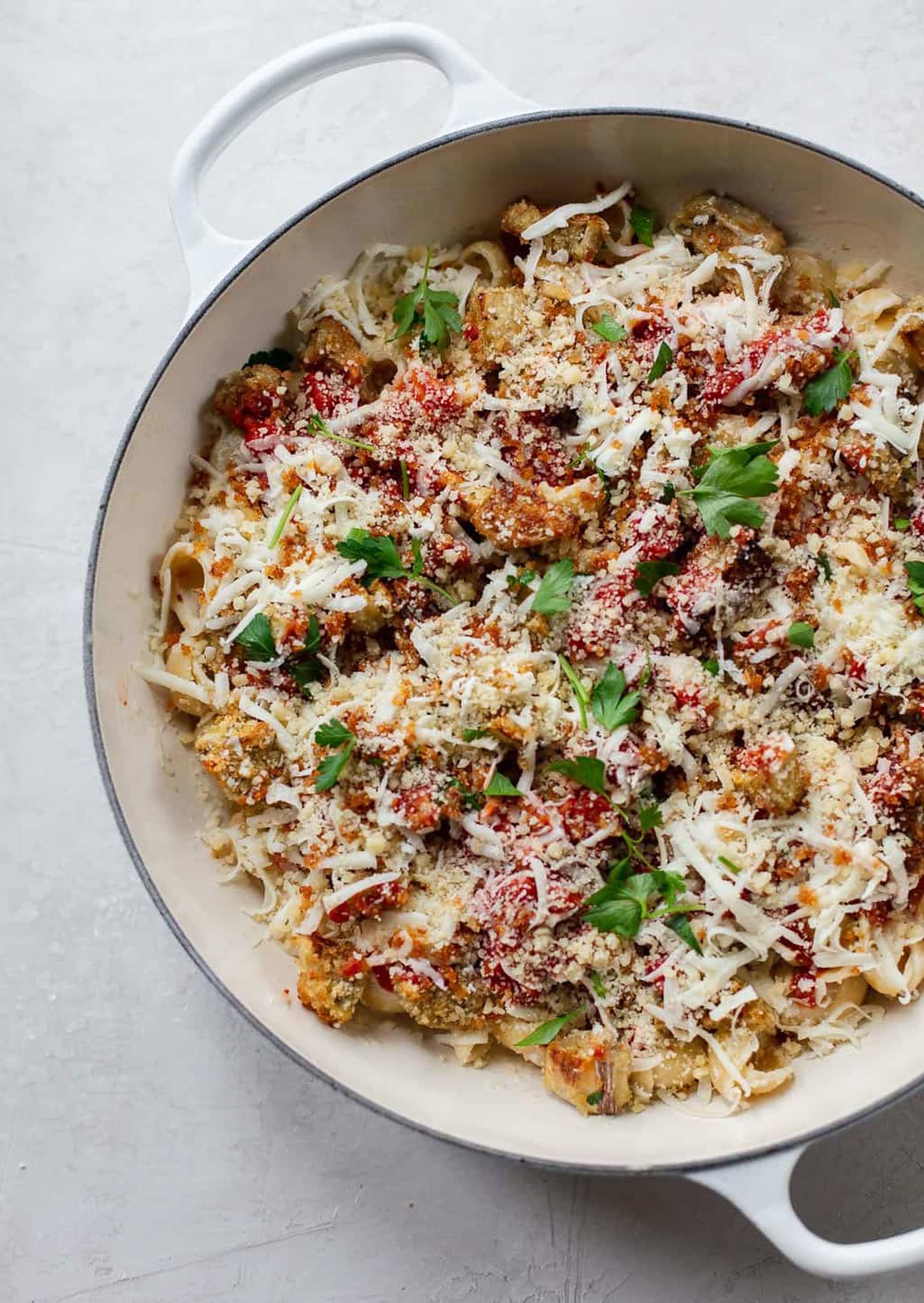 Eggplant Parm Mac and Cheese Is Perfect Comfort Food