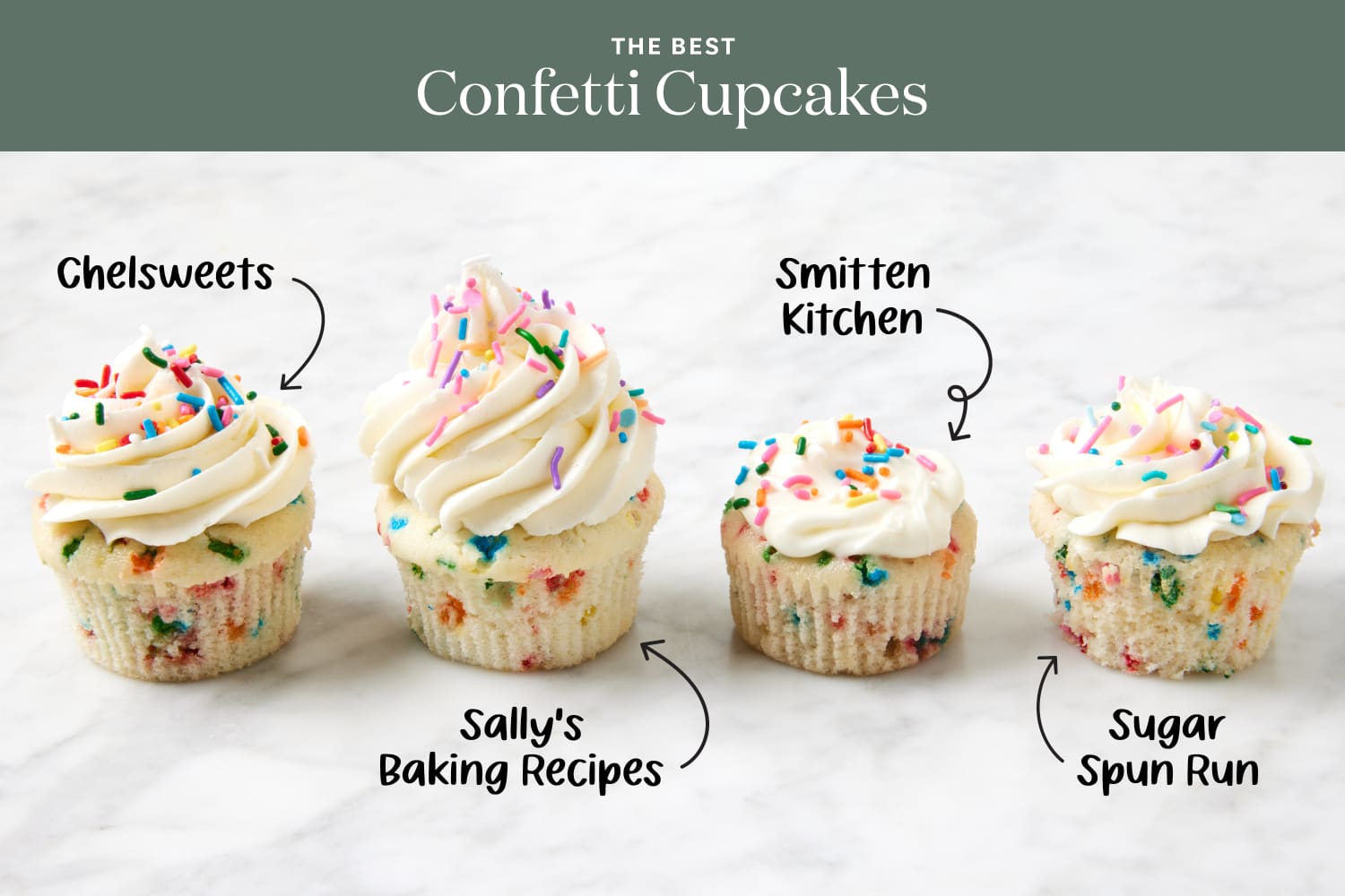 I Tried 4 Famous Confetti Cupcake Recipes and the Winner Is 10 Times Better than Any Boxed Mix