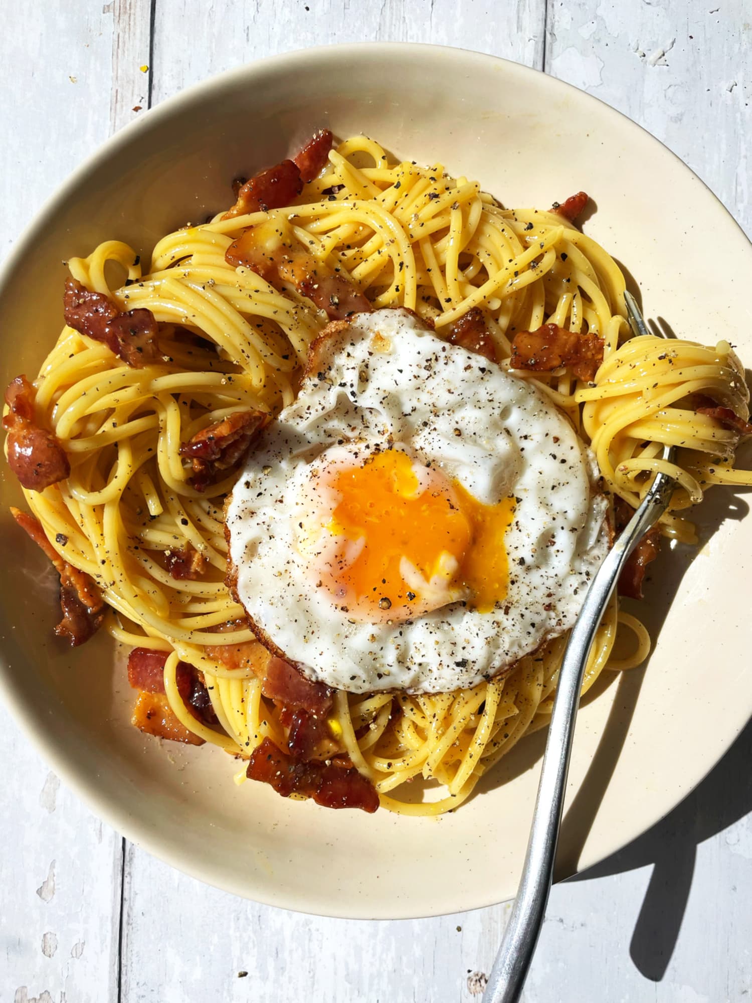 Spaghetti for Breakfast? With Bacon and Egg Pasta, the Answer is Yes!
