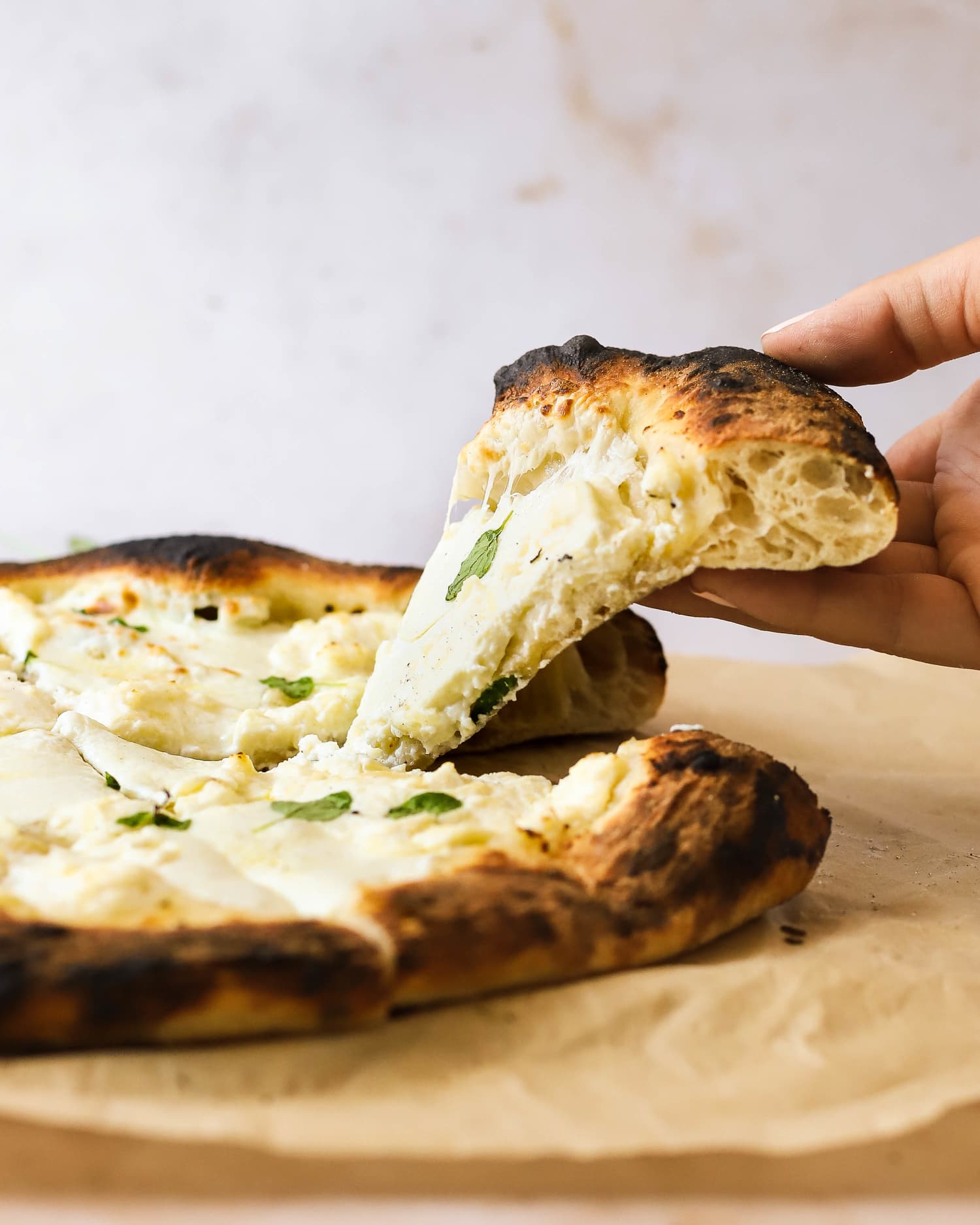 This Garlicky, Gooey White Pizza Is Just for Cheese-Lovers