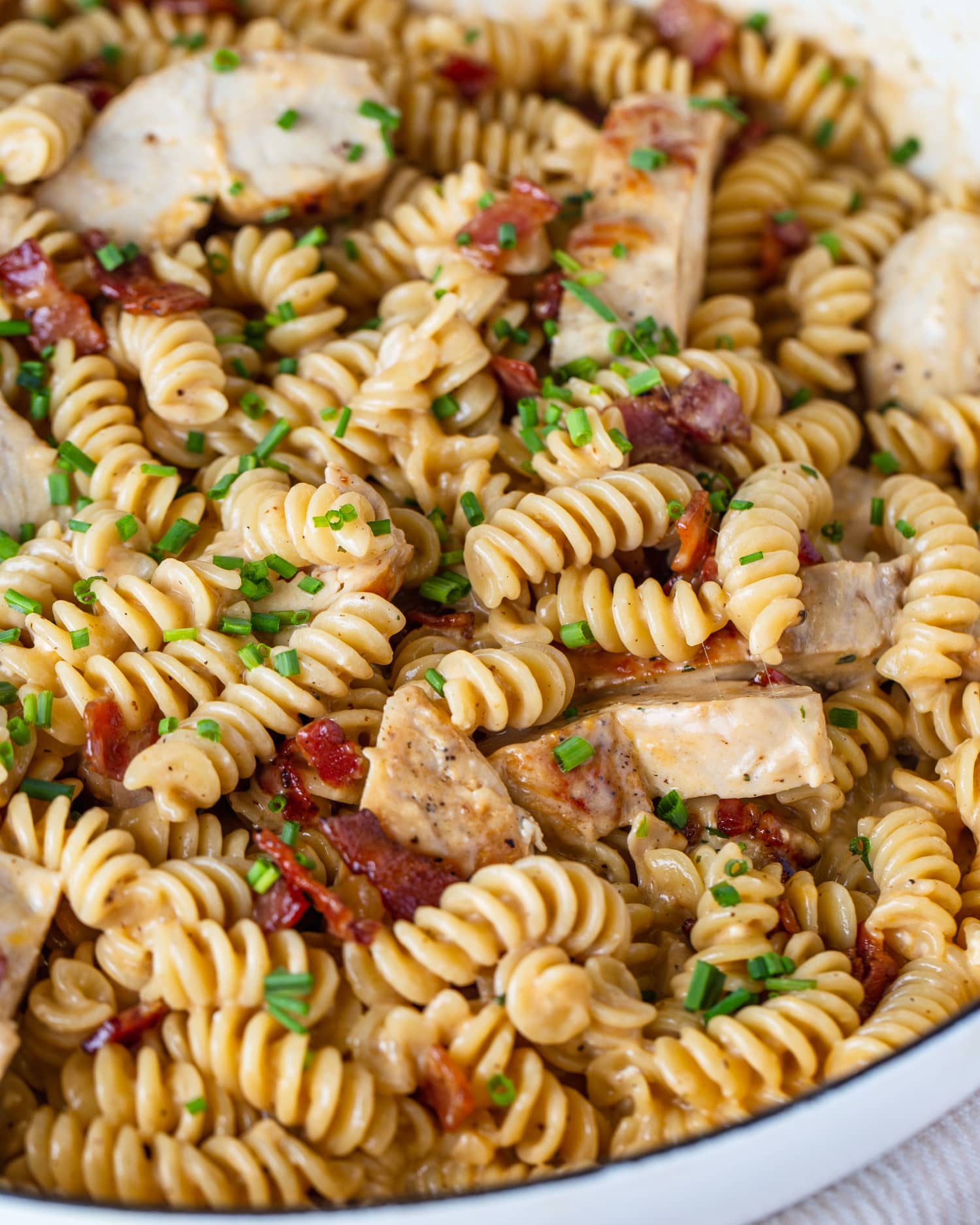 Chicken Bacon Ranch Pasta Is Our New Favorite Weeknight Dinner