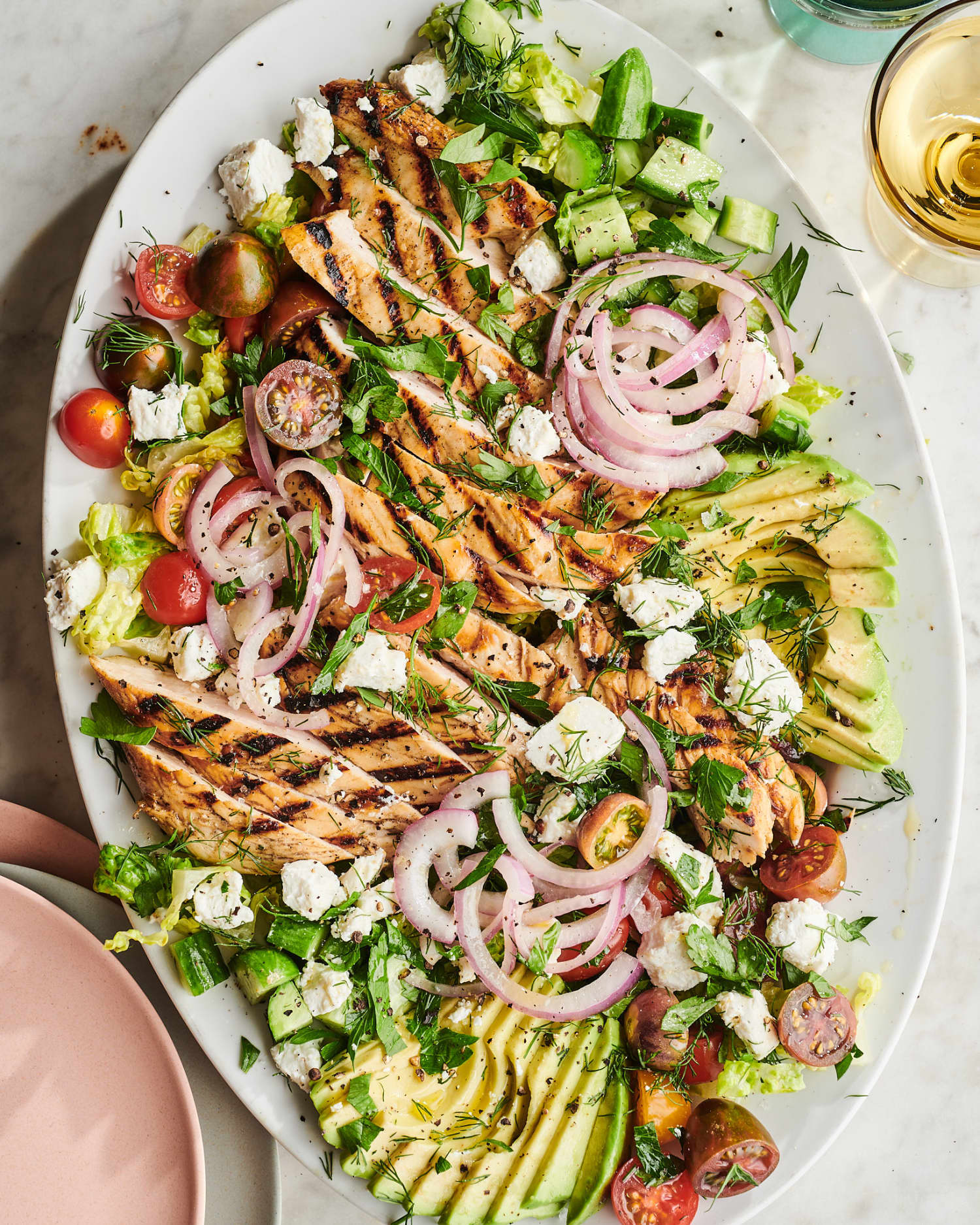 The Perfect Grilled Chicken Summer Salad Recipe