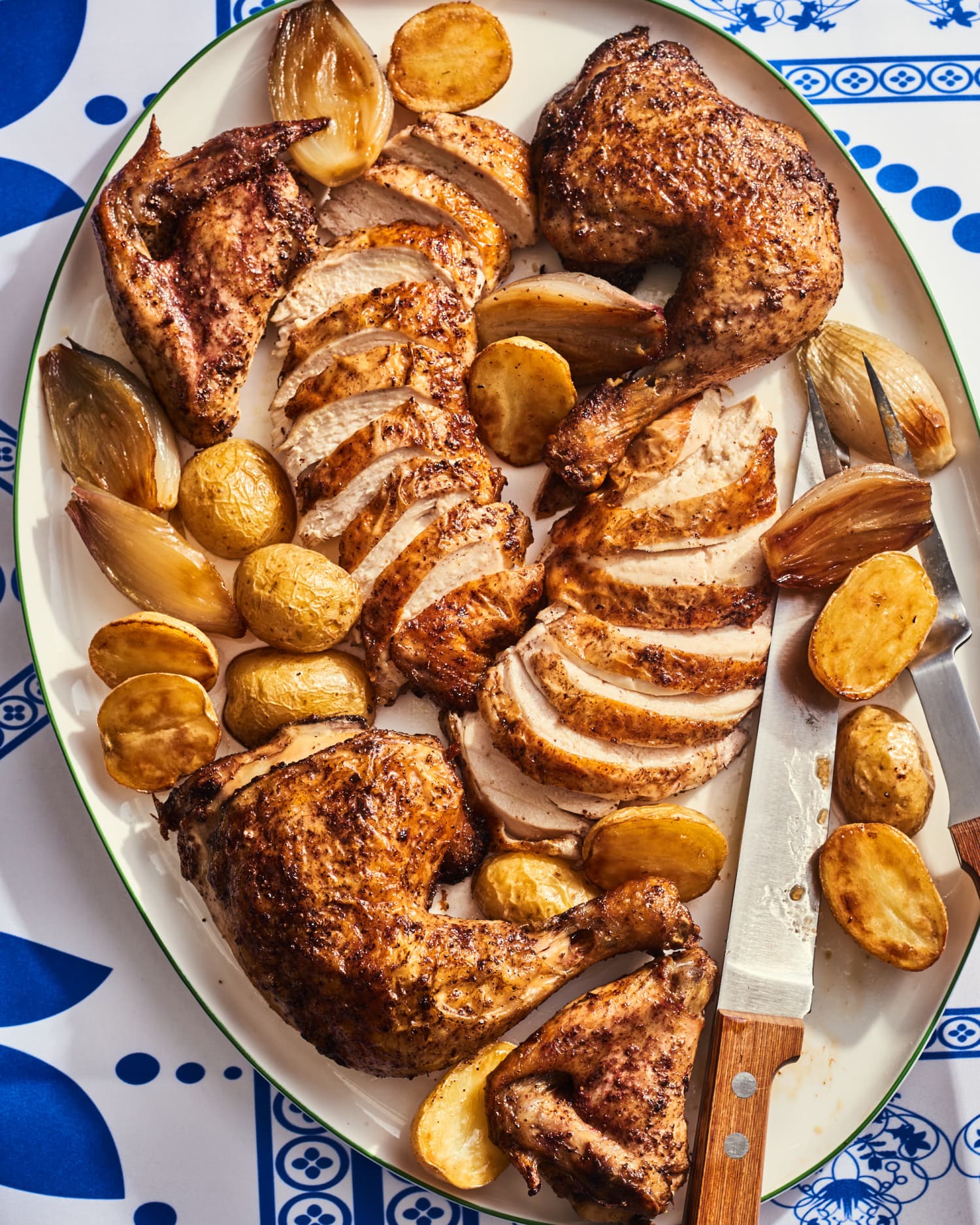 The Star of This Lemon-Sumac Roasted Chicken Is the Super-Crispy Skin