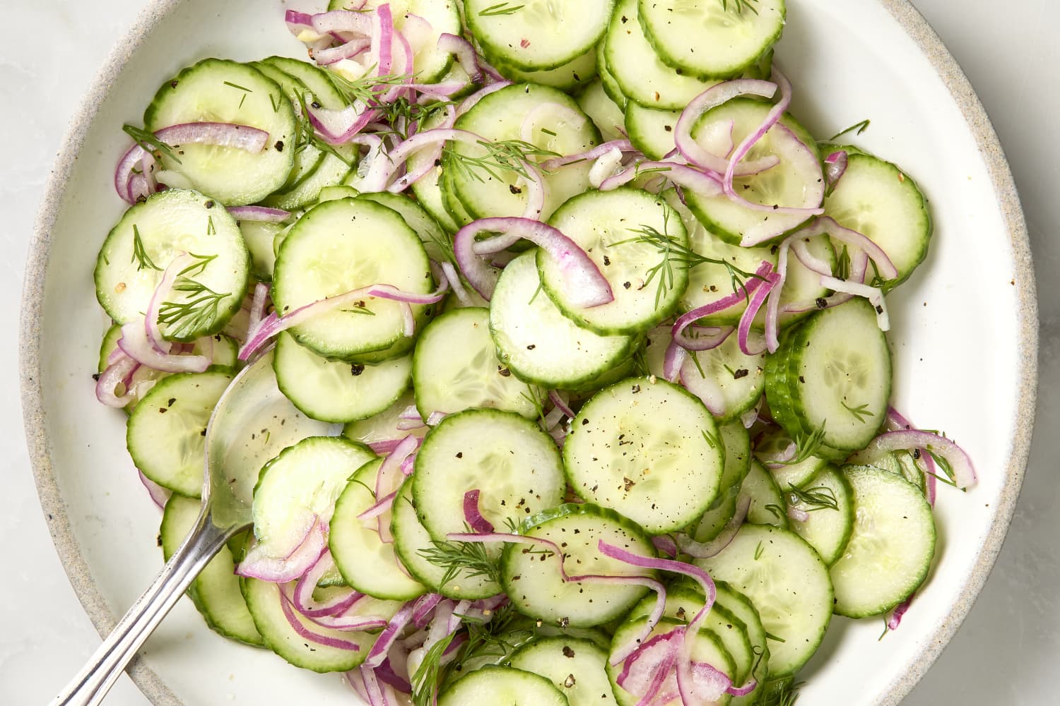 Cucumber Salad (4 Ingredients!)