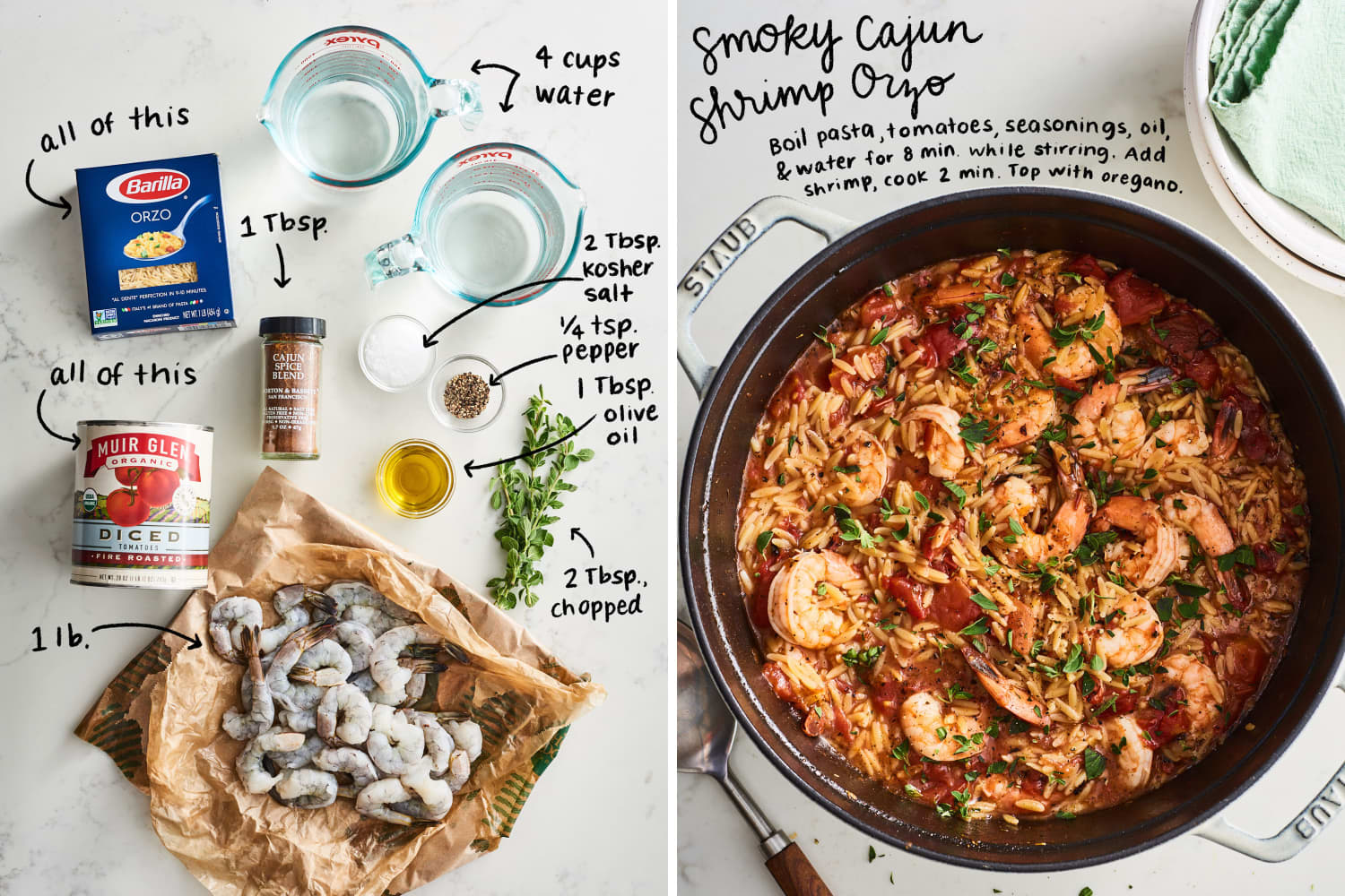 5 Supremely Satisfying Orzo Dinners You Can Make with 5 Ingredients