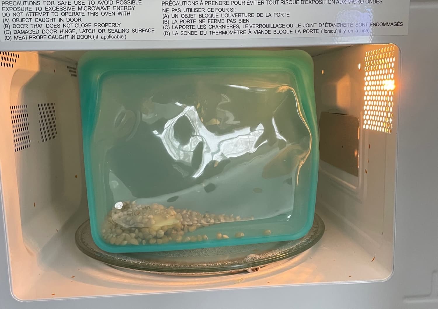 I Tried That Stasher Bag Trick for Making Popcorn in the Microwave and