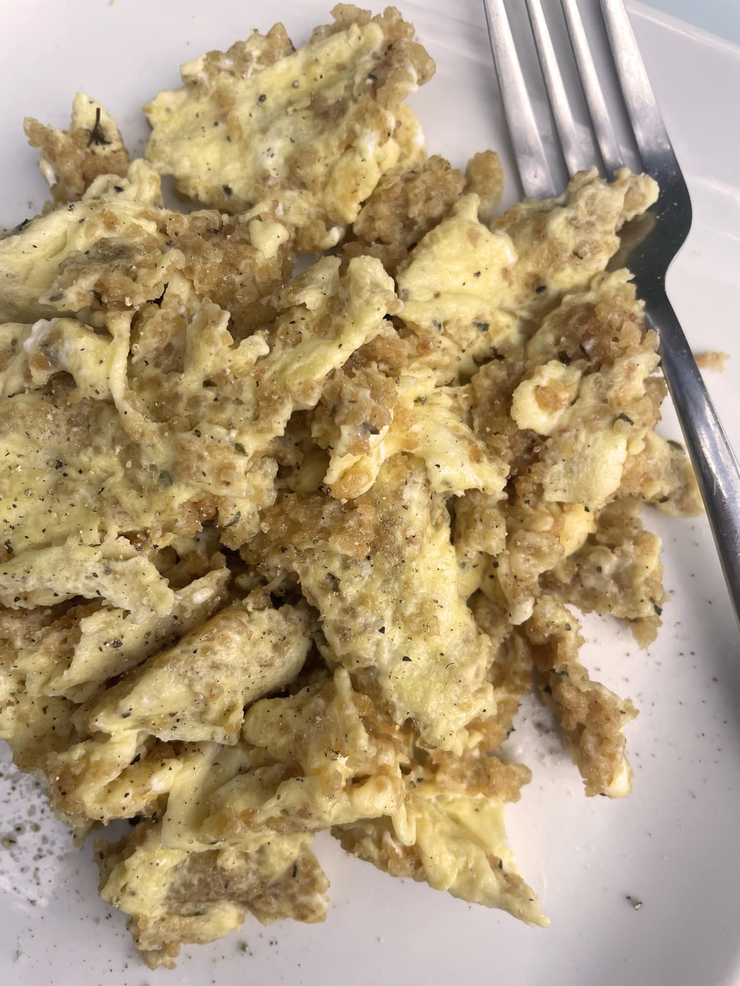 I Tried the Viral Panko Scrambled Eggs Recipe, and It’s Not What I
