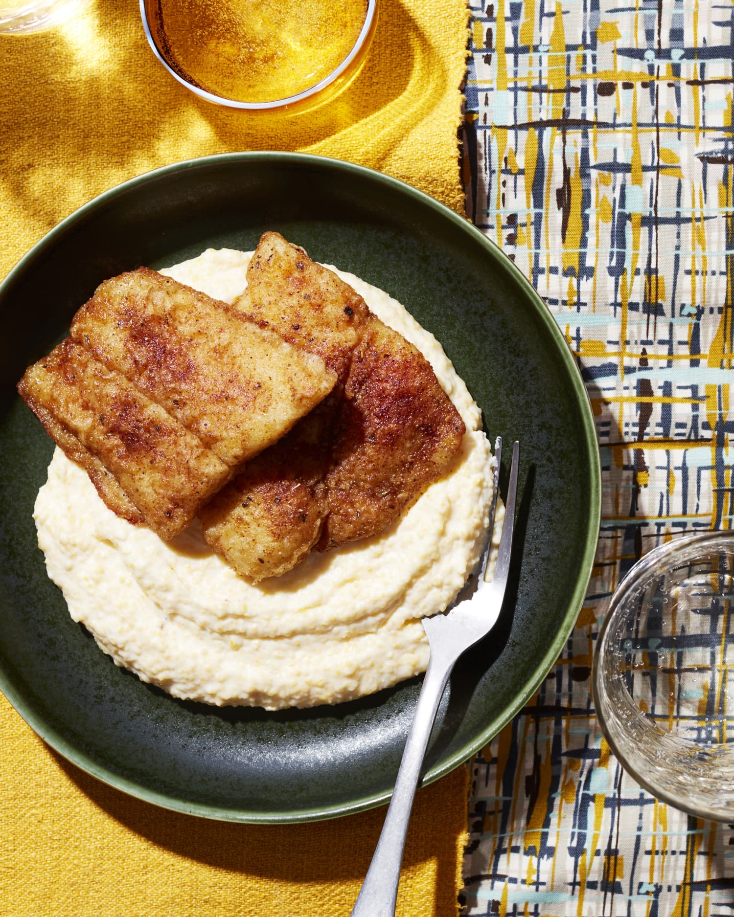 Blackened Catfish & Smoked Gouda Grits Is My Spin on My Grandma's