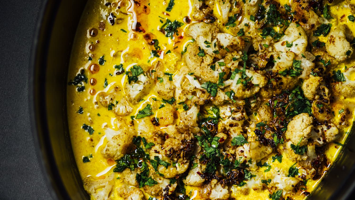 Roasted Cauliflower in Turmeric Kefir-image