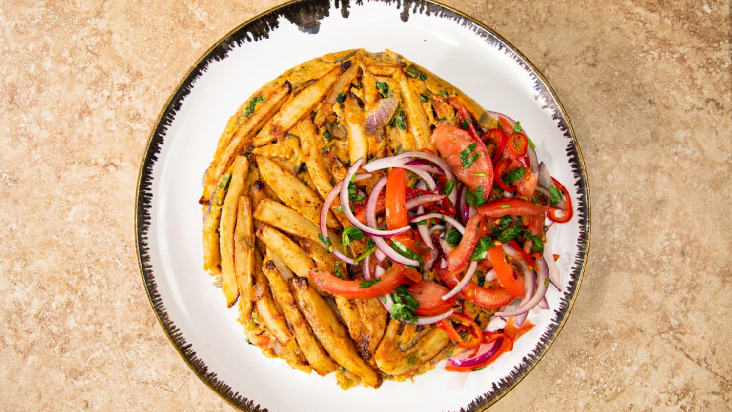 Chips Mayai (French Fry Omelet)-image
