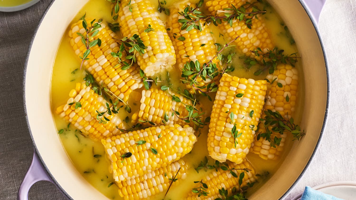 Garlic and Herb Butter Bath Corn-image