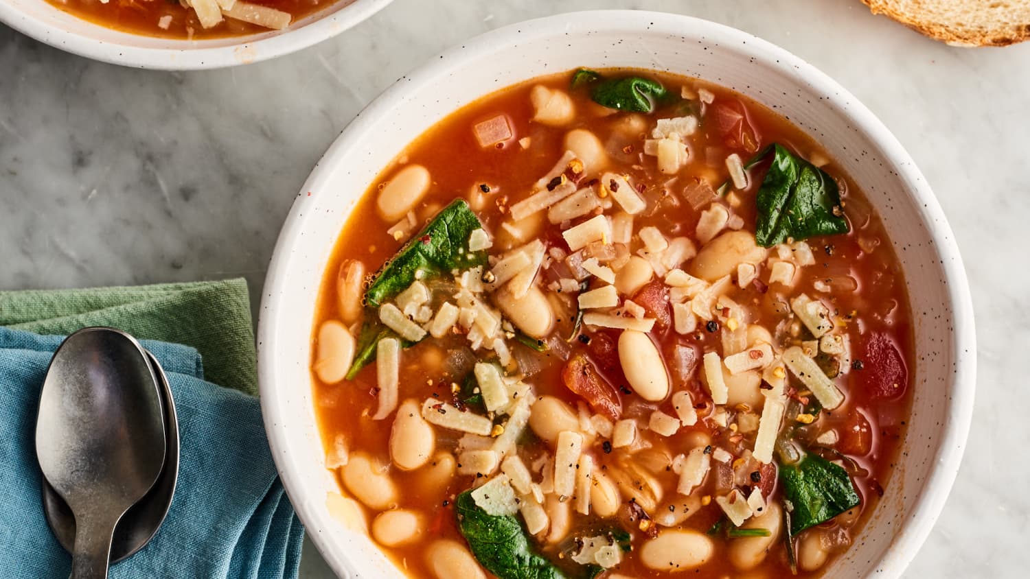 Mediterranean White Bean Soup-image