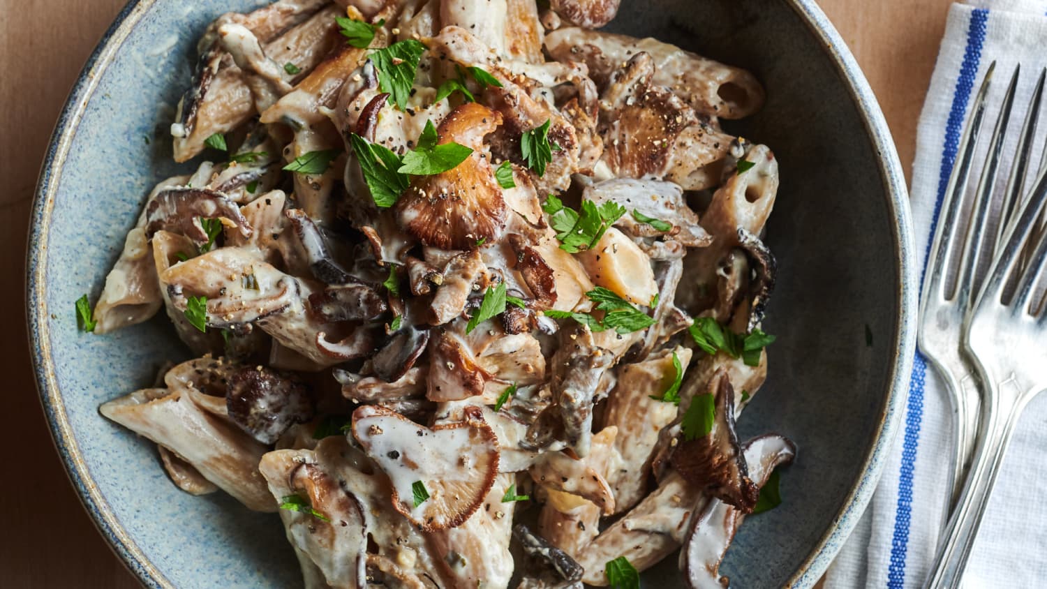 Creamy Wild Mushroom Instant Pot Pasta-image