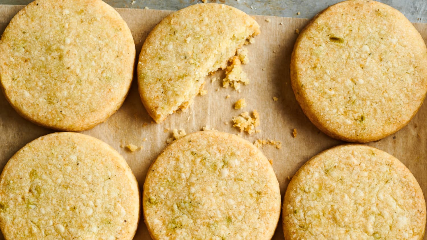 Parmesan Ranch Shortbread Crackers-image