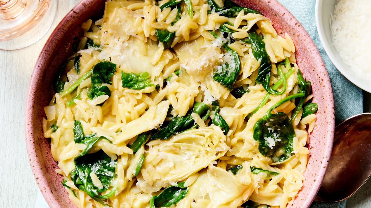 Creamy Spinach Artichoke Orzotto-image