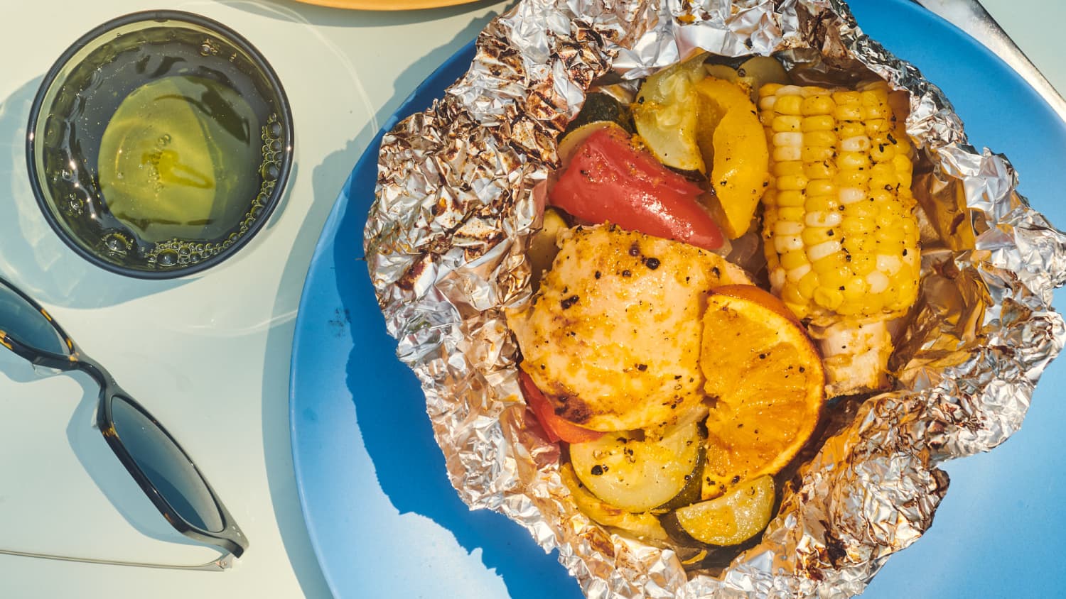 Honey Orange Chicken & Veggie Foil Packet-image