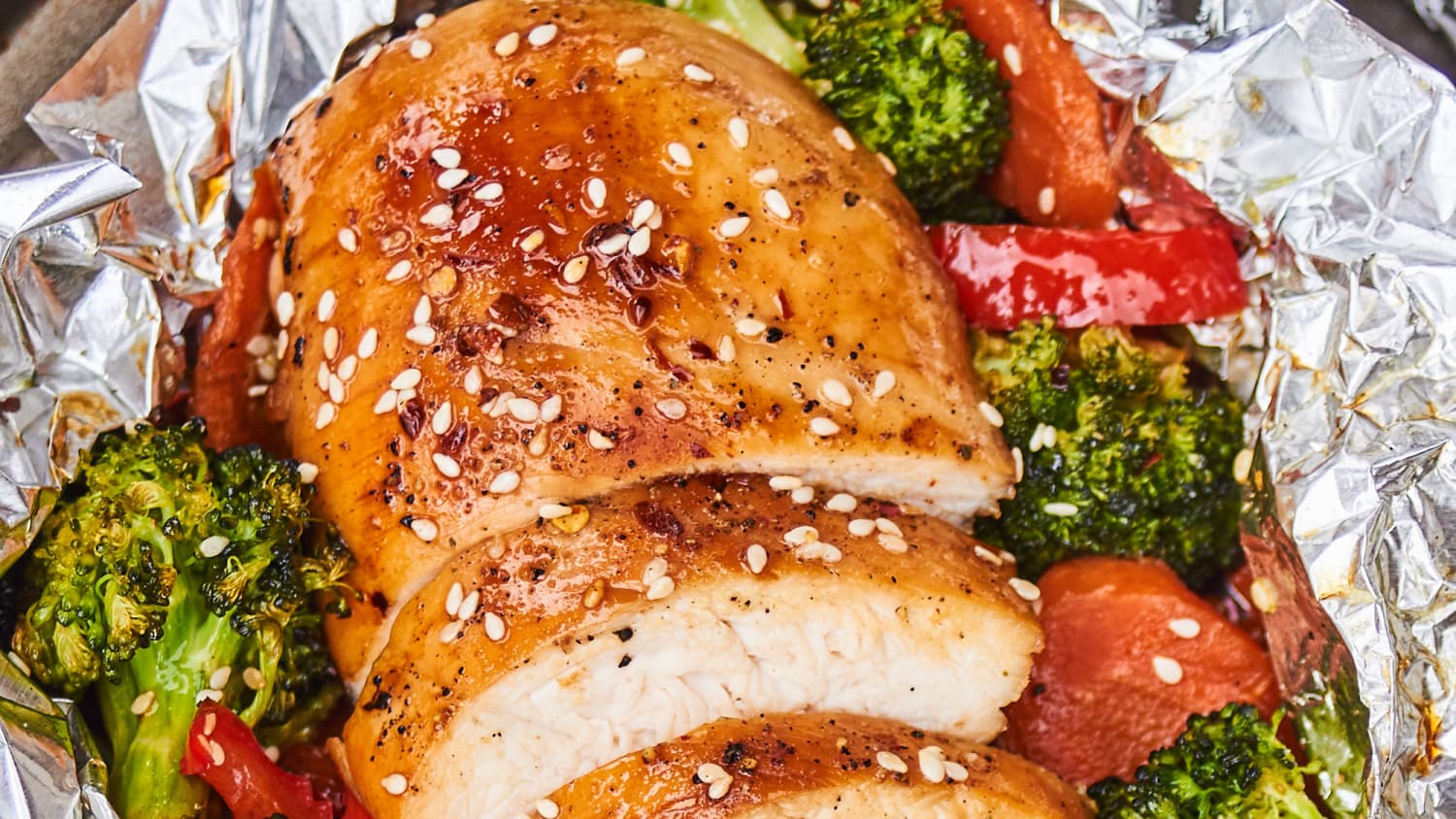 Teriyaki Chicken Foil Packets-image