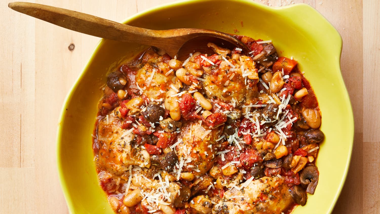 Instant Pot Freezer Meal: Tuscan Chicken with White Beans and Mushrooms-image