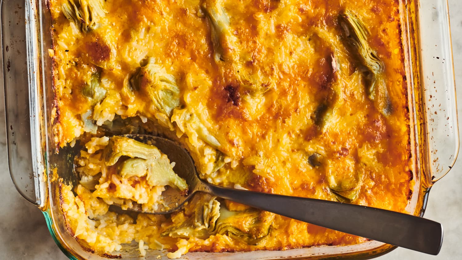 Trader Joe's Cheesy Artichoke Rice Bake -image