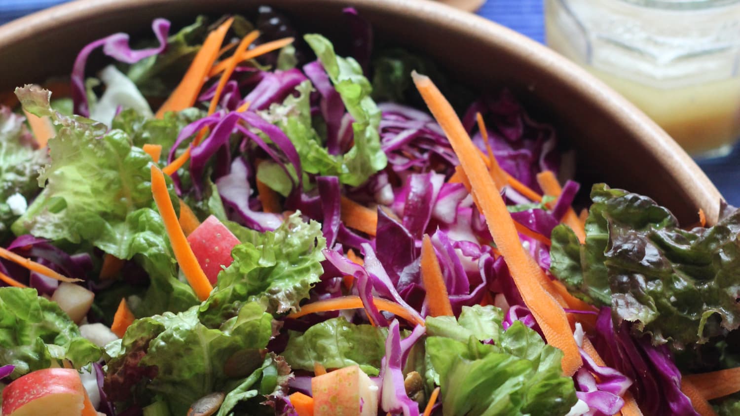 Apple Cabbage Salad with Brown Sugar Cider Vinaigrette -image